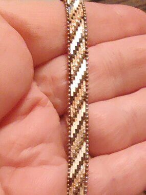 925 Vintage Italian Woven Riccio Bracelet